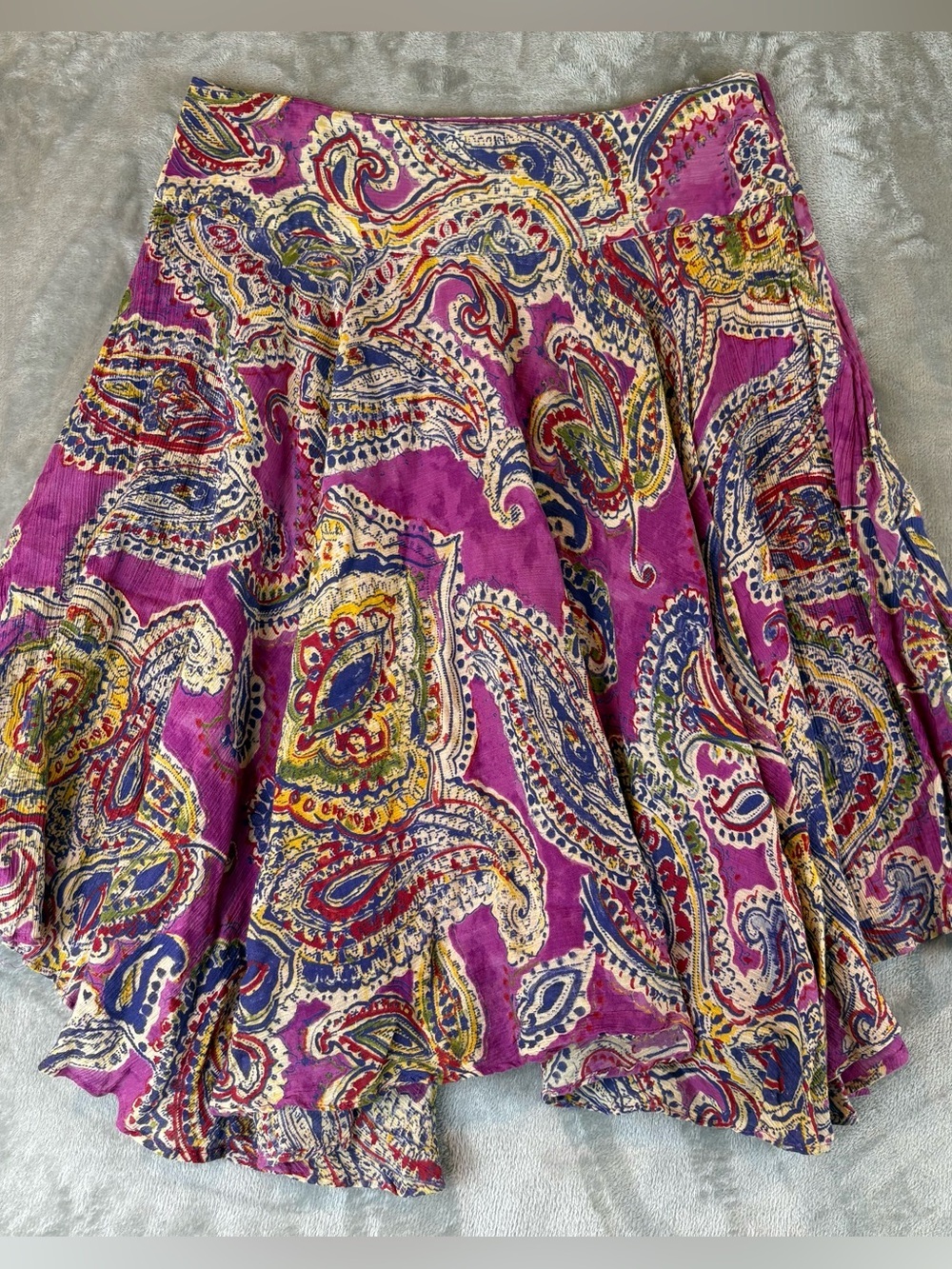 Lauren Ralph Lauren Paisley Asymmetrical Skirt Wmn’s M